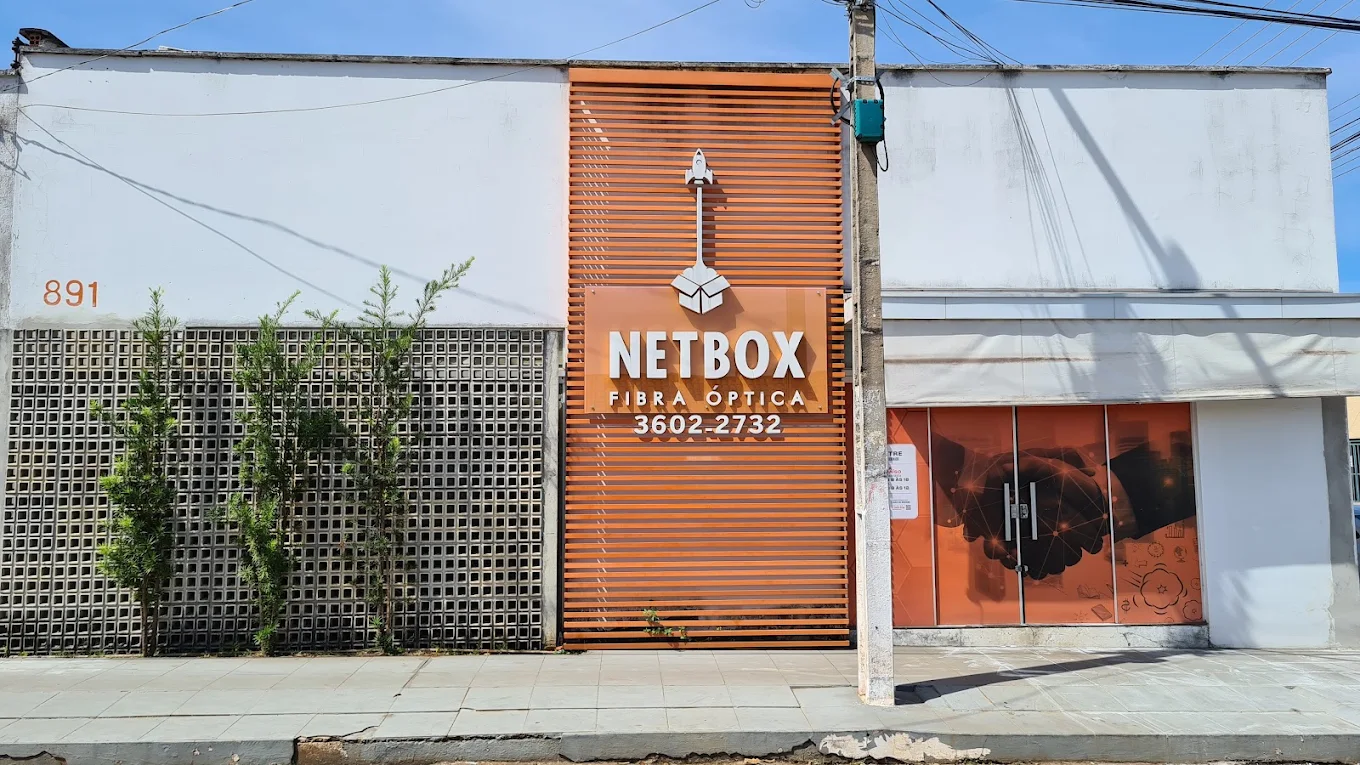 Fachada de uma loja Netbox